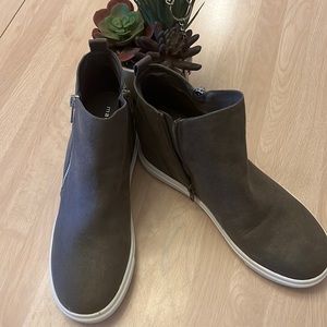 Madden Girl suede hidden wedges